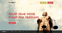 Desktop Screenshot of proclaimjustice.org