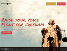 Tablet Screenshot of proclaimjustice.org